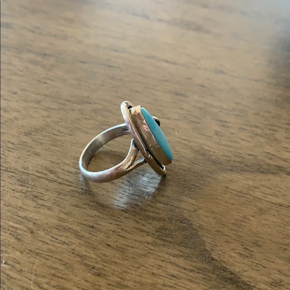 Malachite Nugget Inlay Ring - Picture 3 of 4